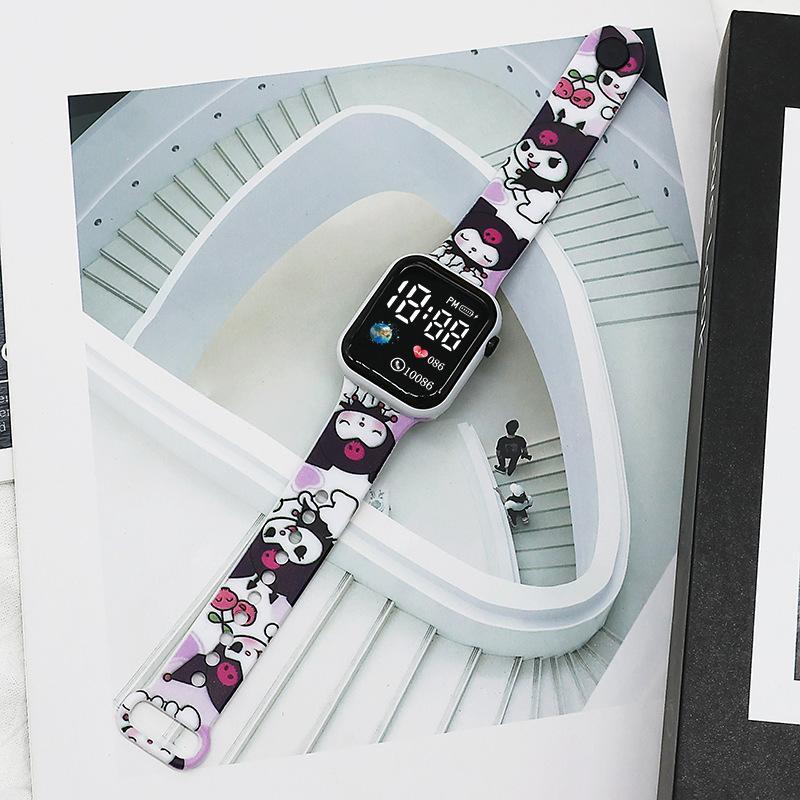 Cartoon LED Electronic Watch for Kids
