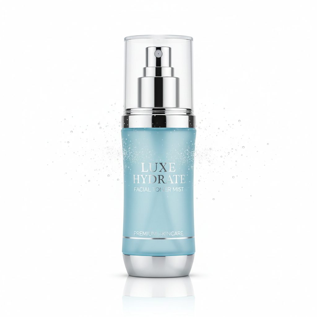 Rose Facial Toner Mist spray bottle